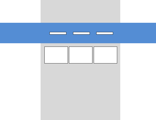 Макет с центральным меню